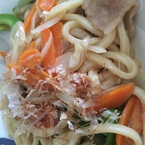 焼きうどん Fried Udon Noodles